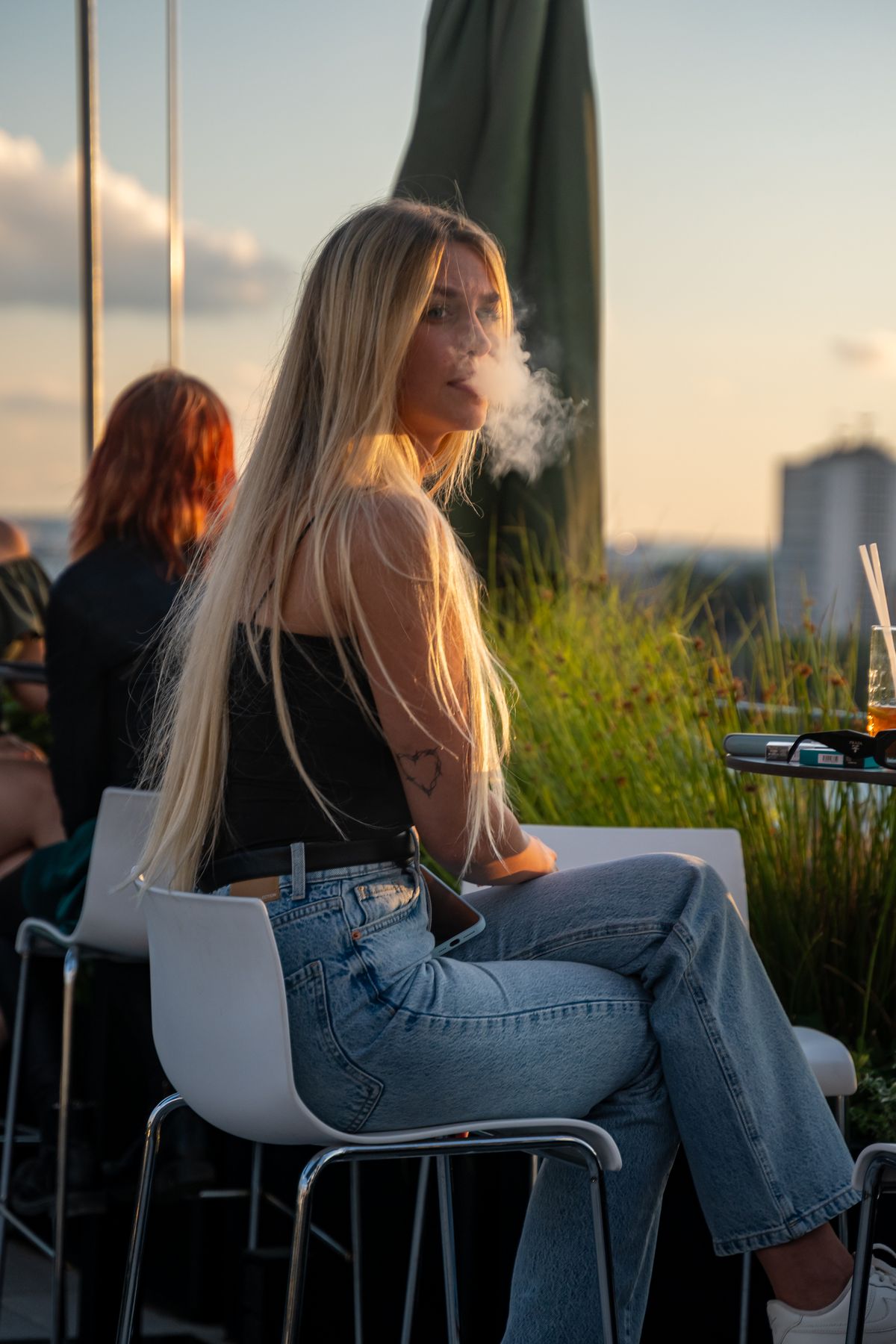 Naplemente a rooftopon
